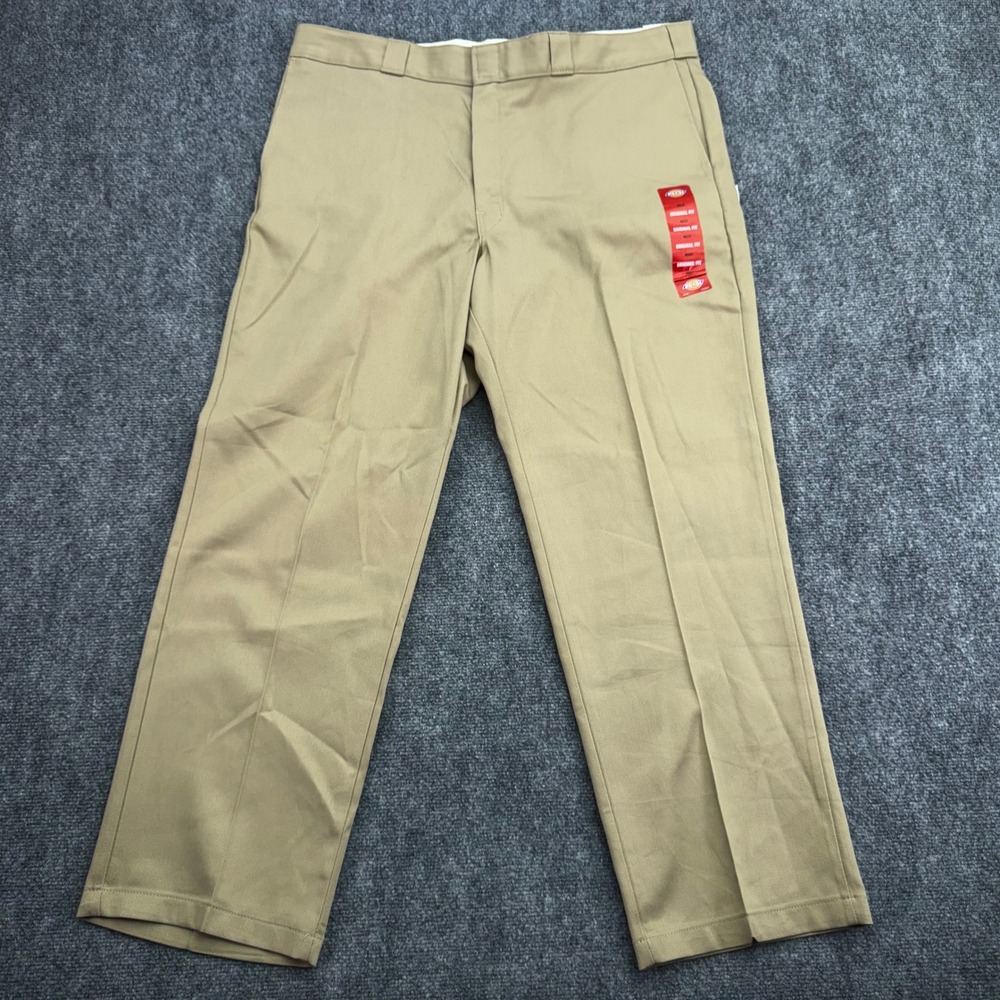 Dickies Pants Mens 40x30‎ Khaki Beige 874 Flex Work Original Fit NEW